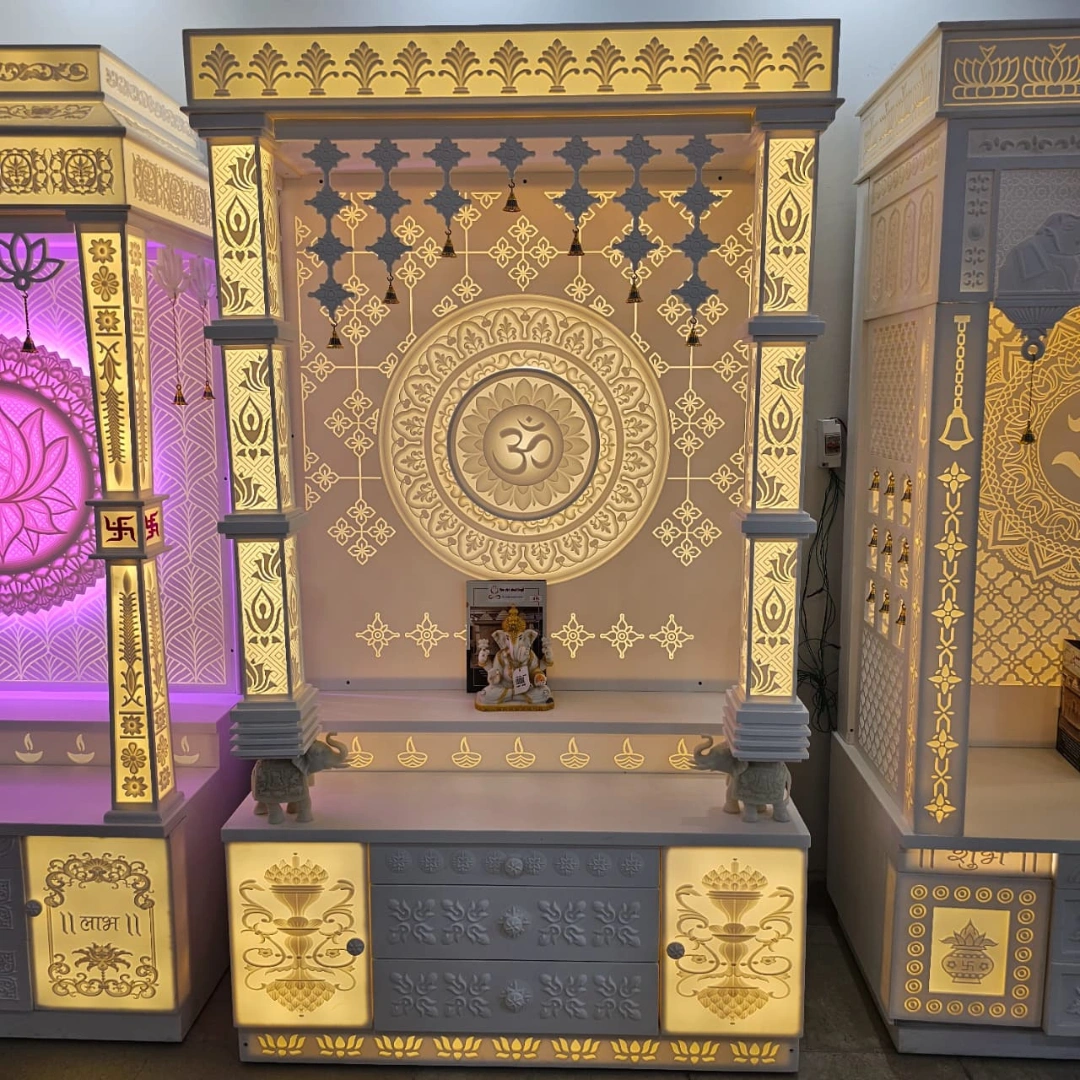 Handcrafted Corian Temple - Corian Temple by OM ART and CRAFT