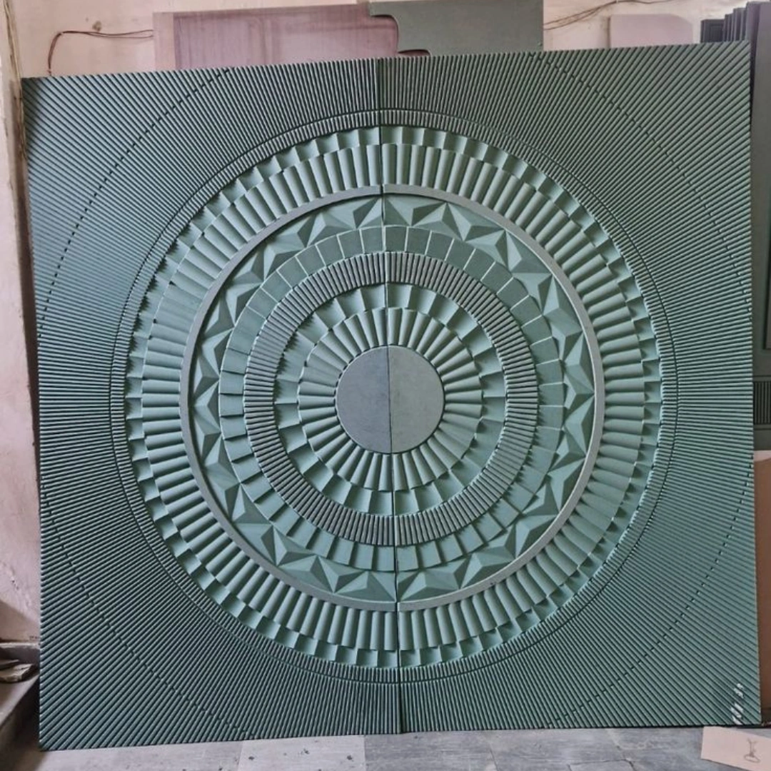 Custom Wooden Doors Featuring - Wooden Wall Panel by OM ART and CRAFT