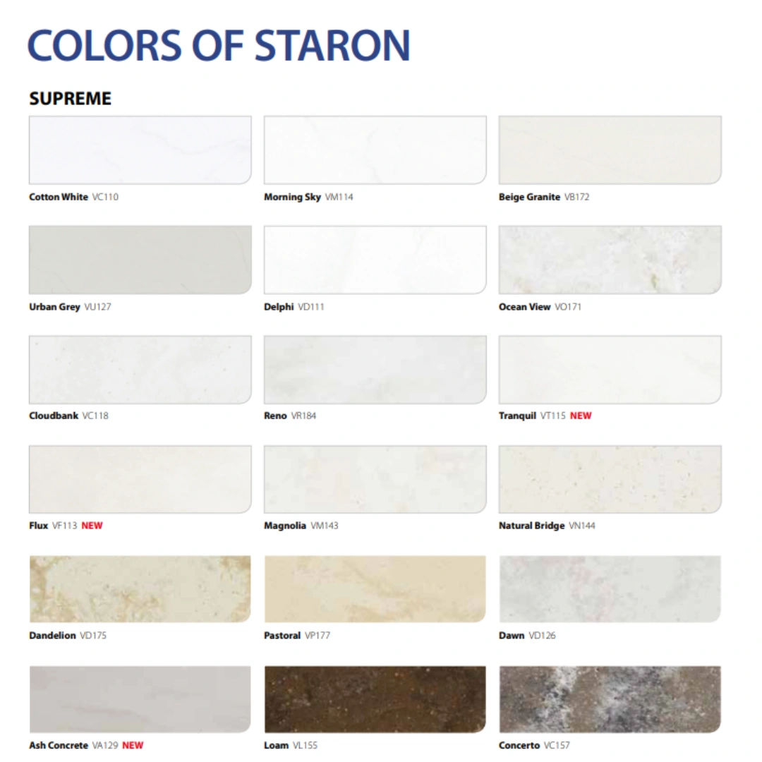 Staron Solid Corian Sheets - Corian Sheet by OM ART and CRAFT