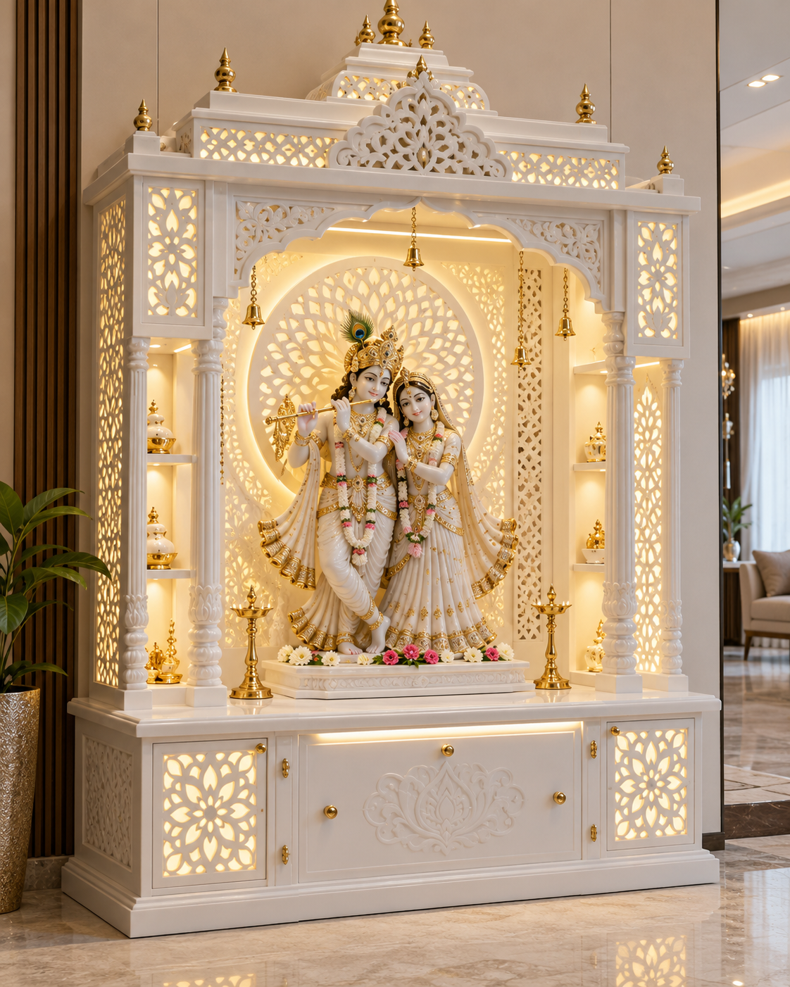 Shree Radha Krishna Corian Temple
