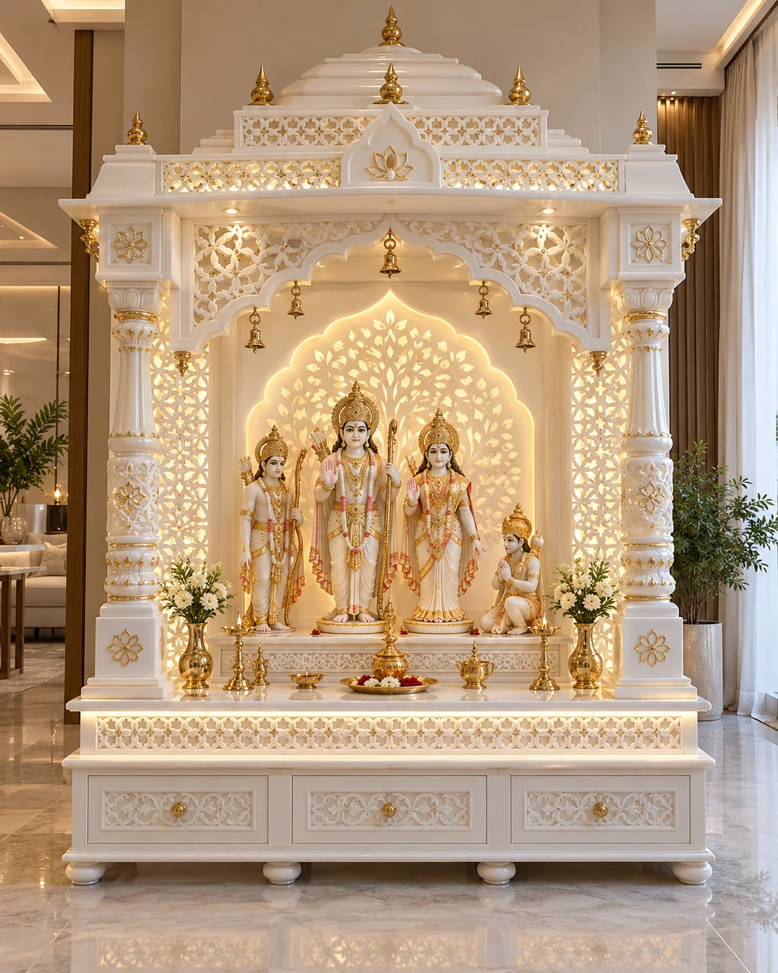 Ram Sita Corian Temple Manufacturers