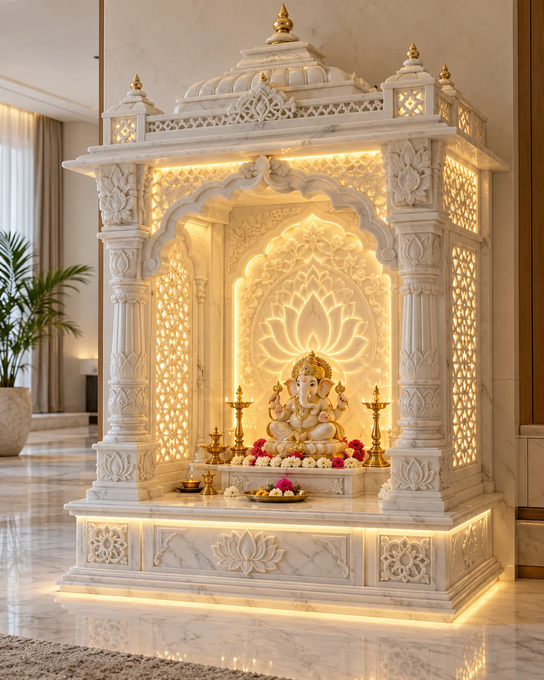 Backlit Marble Temple Manufacturers