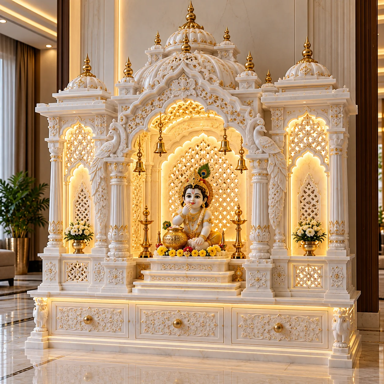Shree Bal Gopal Marble Temple Manufacturers