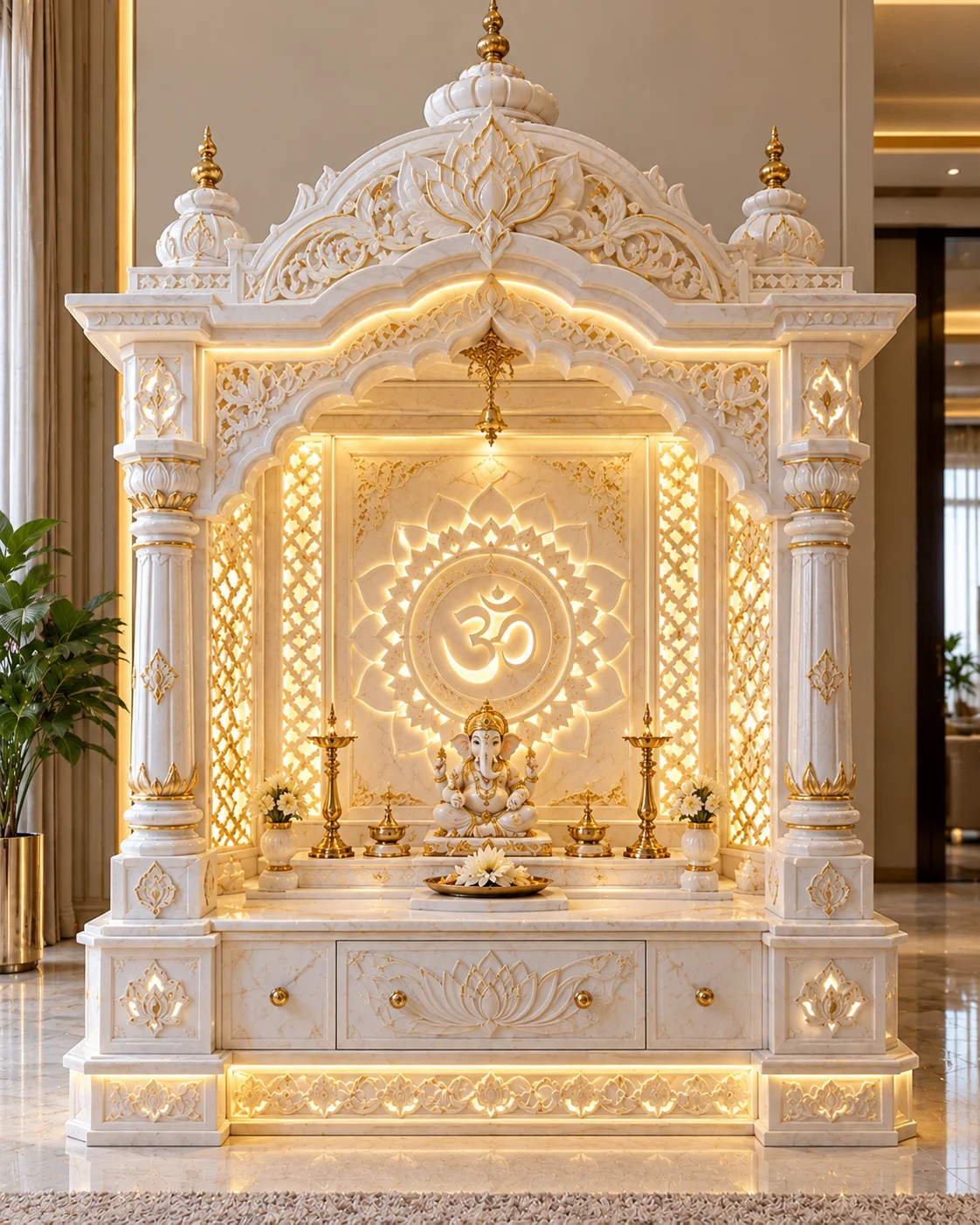 Shree Om Divya Mandir Marble Temple Manufacturers