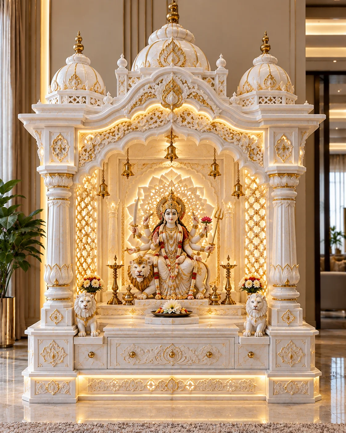 Maa Durga Marble Temple Manufacturers