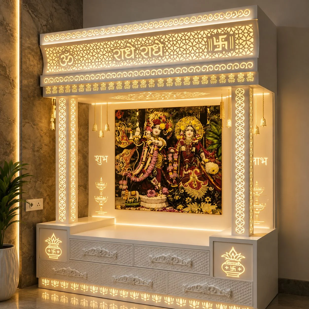 Shree Banke Bihari Corian Temple Manufacturers